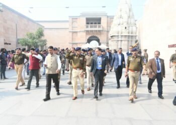 एडीजी ने परखी शहर की कानून व्यवस्था, सुरक्षा व्यवस्था के मद्देनजर किया समीक्षा बैठक