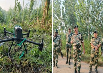 पंजाब बॉर्डर पर बीएसएफ के जवानों ने पाकिस्तानी ड्रोन को मार गिराया