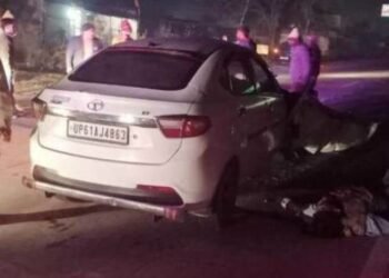 सड़क दुर्घटना में ढ़ाबा संचालक की मौत