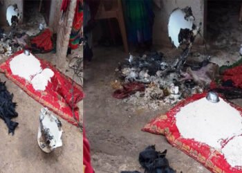 जौनपुर: शॉर्ट सर्किट से लगी आग, अबला की गृहस्थी राख