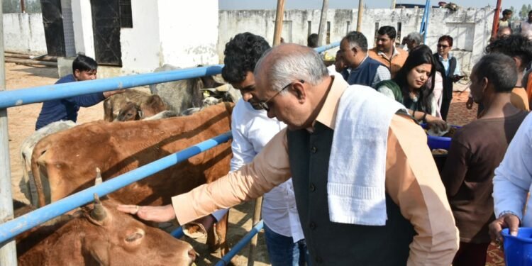 गो संरक्षण कार्यों में किसी भी प्रकार की लापरवाही न की जाए : धर्मपाल सिंह