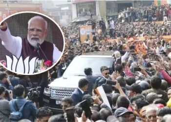 शिलांग में PM मोदी का रोड शो, बोले- ‘चारों ओर खिलेगा कमल’