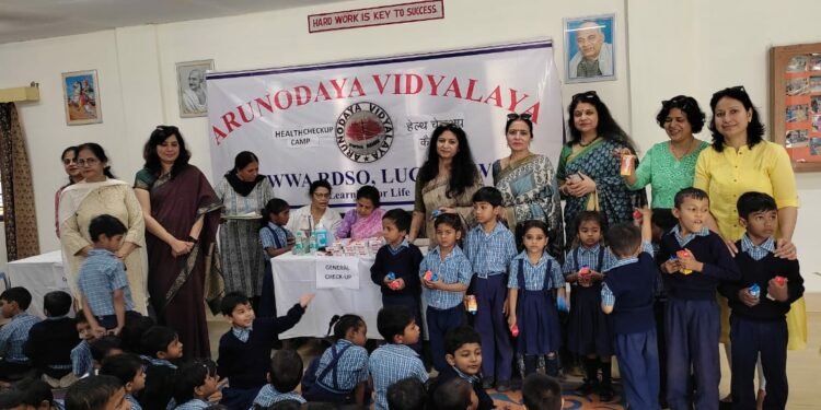 आरडीएसओ में लगे स्वास्थ्य शिविर में 350 छात्रों की हुई जांच