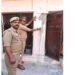 हत्यारोपी के घर पुलिस ने की 82 की कार्रवाई