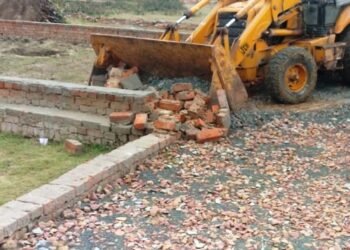 VDA ने 17 बीघा अवैध प्लाटिंग कराया ध्वस्त