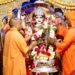 सीएम योगी ने नवरात्रि पर देवीपाटन में शैलपुत्री देवी मां का किया पूजा अर्चना