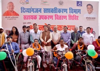 दिव्यांगजनों के विकास की नव गाथा लिखेगी योगी सरकार : नरेन्द्र कश्यप