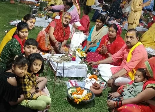 मलिहाबाद में काल की कराल गति को बदल देने वाले भगवान शंकर का महारुद्राभिषेक यज्ञ हुआ सम्पन्न