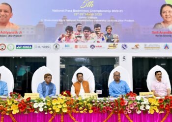 दिव्यांगजन सशक्तिकरण राज्य मंत्री नरेन्द्र कश्यप ने खिलाड़ियों का किया उत्साहवर्धन