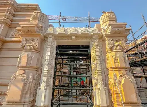 श्रीराम जन्मभूमि मंदिर अब लेने लगा आकार, राम मंदिर का गर्भगृह 70% तैयार
