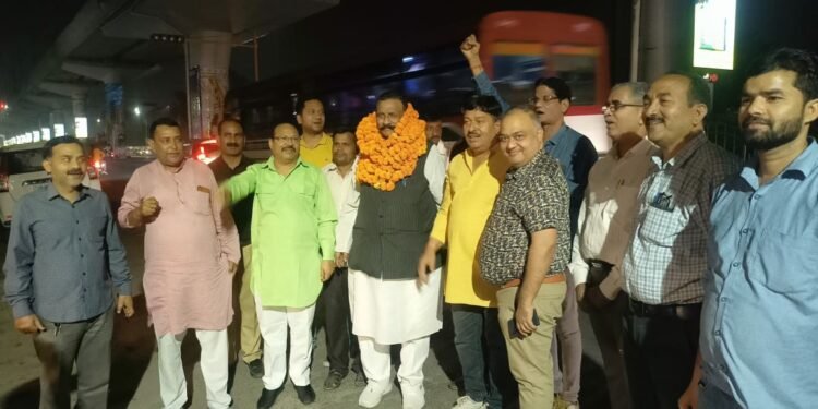 अखिल भारतीय क्षत्रिय महासभा के राष्ट्रीय अध्यक्ष का किया गया जोरदार स्वागत