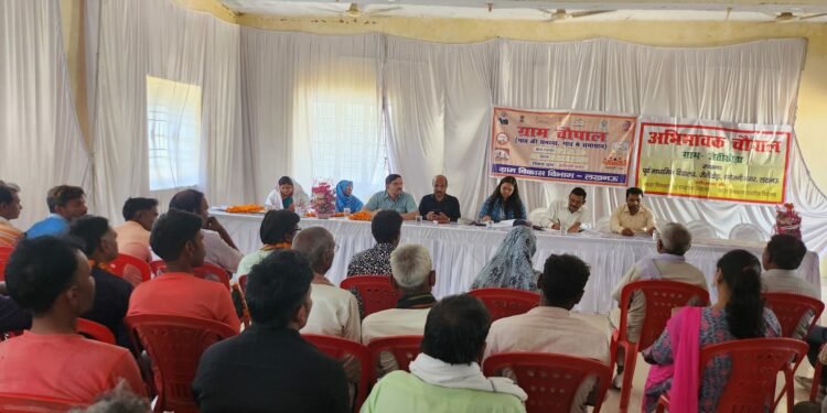 जैतीखेड़ा व नूरनगर-भदरसा में हुआ ग्राम चौपाल का आयोजन