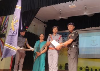 सरोजनीनगर के कैप्टन मनोज कुमार पांडेय उप्र. सैनिक स्कूल में छात्र सैनिकों का अलंकरण समारोह आयोजित