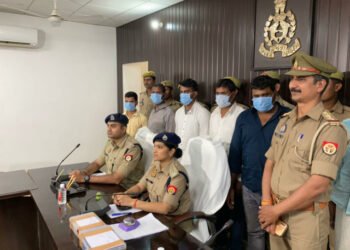 हाईवे पर लूट की वारदात को अंजाम देने वाले आठ अभियुक्त गिरफ्तार