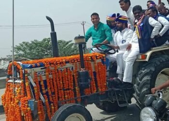 डॉ भीमराव अंबेडकर की जयंती पर गोसाईगंज से गंगागंज होते हुए कोडरा तक भीम यात्रा