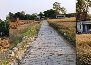 जौनपुर: बिछाने चले पाइप, तोड़ दी सड़क, लापरवाह ठेकेदार ने बिगाड़ी सूरत