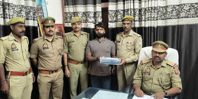 लक्सा पुलिस के हत्थे चढ़ा हिस्ट्रीशीटर