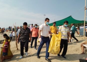 अस्सी घाट पर नगर निगम ने चलाया वृहद स्वच्छता अभियान