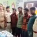 ट्रेन में चोरी करने वाले गैंग के चार सदस्यों को जीआरपी ने रंगे हाथ दबोचा