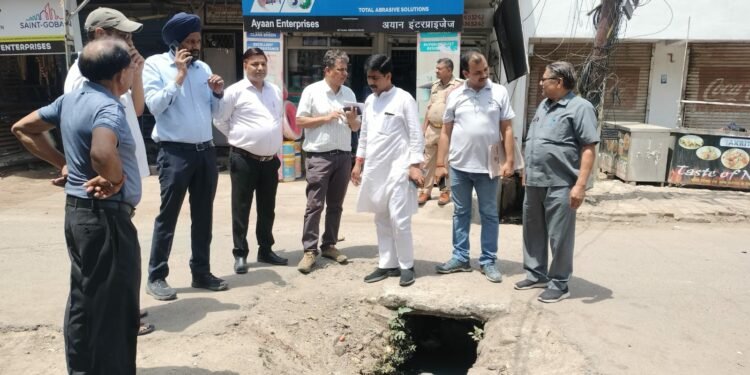 लखनऊ के पटेल नगर में जल्द ही मिलेगा जल भराव की समस्या से निजात