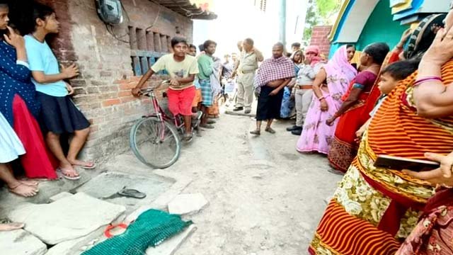 टीन शेड में मिला 8 माह के नवजात का शव, मची अफरा-तफरी