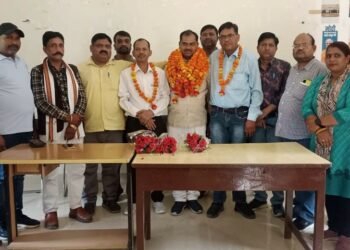 ग्राम पंचायत अधिकारी नागेंद्र प्रताप कुशवाहा के प्रदेश महामंत्री निर्वाचित होने पर काकोरी में भव्य स्वागत