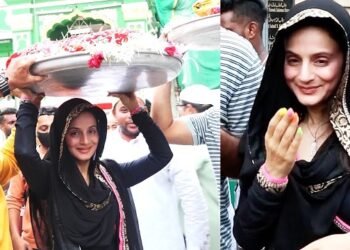 गदर 2 रिलीज से पहले माहिम दरगाह चादर चढ़ाने पहुंची अमीषा पटेल, लेटेस्ट लुक ने जीता फैंस का दिल