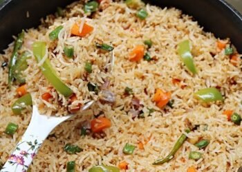 वेज फ्राइड राइस, जो मिनटों में बने वो भी बिल्कुल Restaurant Style