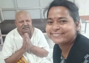 श्रीराम भारद्वाज को ज्योति राजपूत ने परिवार से मिलवाया