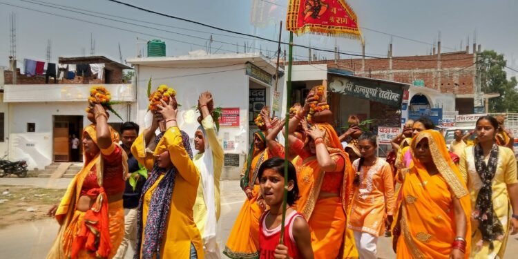 सरोजनीनगर के अमौसी स्टेशन रोड स्थित न्यू हनुमान पुरी में तीन दिवसीय प्राण प्रतिष्ठा महोत्सव कार्यक्रम शुरू
