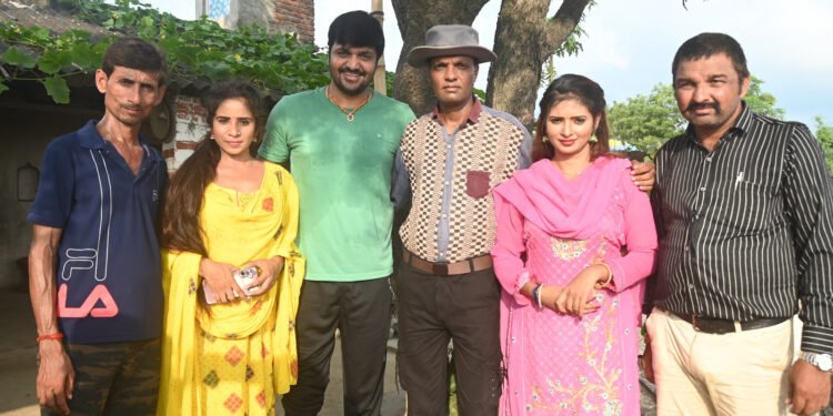 lucknow: सद्गुरु फिल्म इंटरनेशनल की सजन संग छूटे ना की शूटिंग शुरू