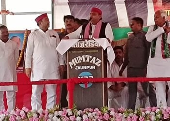 Akhilesh Yadav in Jaunpur