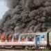 Fire in Train
