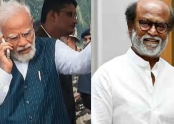 Superstar Rajinikanth and pm modi