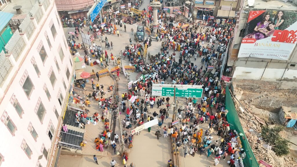 Varanasi Crowd: