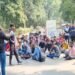 BHU: लॉ फैकल्टी के स्टूडेंट्स ने ब्लॉक किया रोड, धरने पर बैठे, बोले – हमारी अटेंडेंस पूरी कर हमें एग्जाम में बैठने का मौका दें