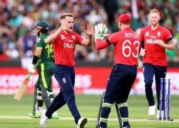 England beat Pakistan by five wickets.And second time won the title of World Cup T20. ben stock shines