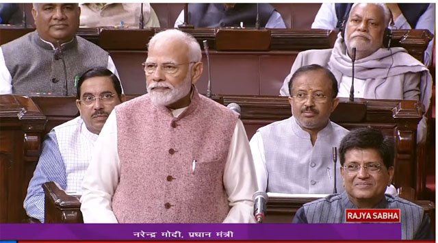 PM MODI IN SANSAD