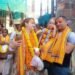 मिर्जापुर: मां विंध्यवासिनी के धाम पहुंचे विदेशी सैलानी, दर्शन कर हुए अविभूत