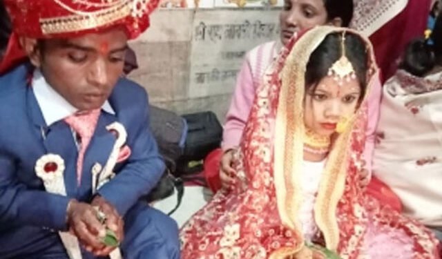 तीन फीट के दूल्हा-दुल्हन ने लिए सात फेरे, सात जन्मों तक साथ रहने की खाई कसम