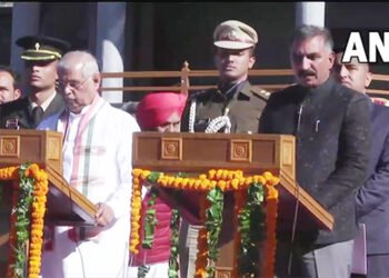 हिमाचल के 15वें मुख्यमंत्री बने सुखविंदर सिंह सुक्खू, CM के साथ डिप्टी CM के लिए मुकेश अग्निहोत्री ने ली शपथ