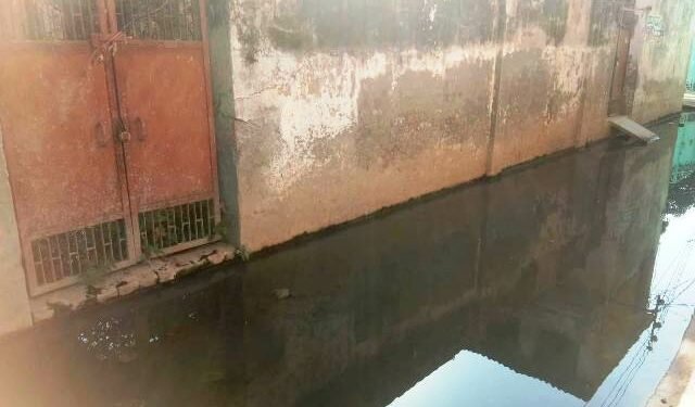 गली में सीवर के पानी से बढ़ी दुश्वारियां