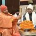 सीएम योगी ने गोरखनाथ मंदिर में भगवान शिव का रुद्राभिषेक किया