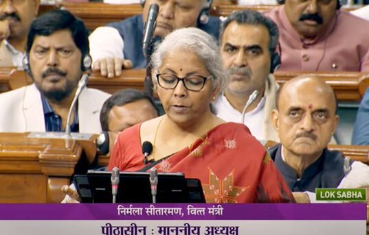 nirmala sitaramana in loksabha