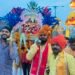 गोसाईगंज में रामनवमी पर निकाली गई शोभायात्रा