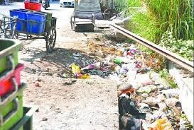 गंदगी से शहर की हालत खराब, सड़क बन गए डंपिंग जोन kuda