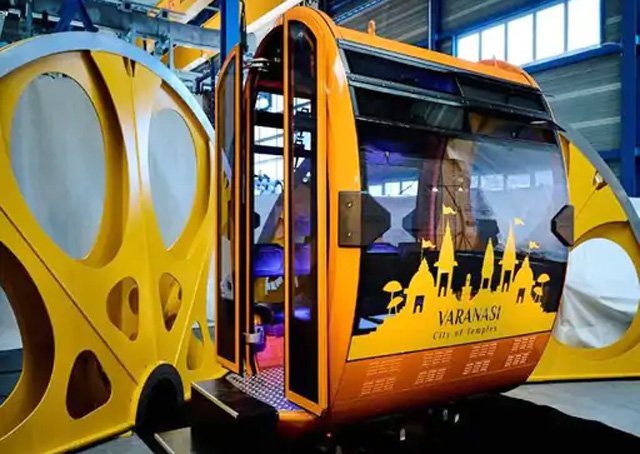Ropeway Work Varanasi