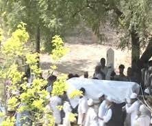 असद और गुलाम के शव को रिश्तेदारों ने किया सुपुर्द-ए-खाक , पुलिस फोर्स रही तैनात