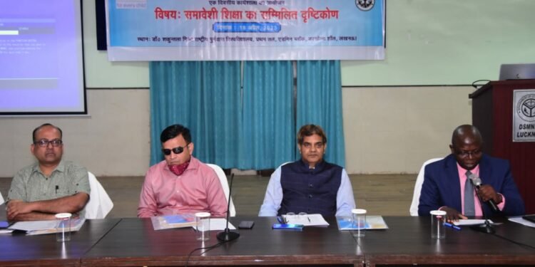 दिव्यांगजन सशक्तीकरण विभाग उप्र एवं यूनीसेफ संयुक्त राष्ट्र बाल कोष के संयुक्त तत्वावधान में कार्यशाला का आयोजन