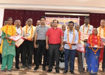 23 सेवानिवृृत्त रेलकर्मियों को दी गयी भावभीनी विदाई